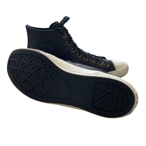 Converse Chuck Taylor Leather High 'Black Egret' 169658C | Men’s 13, EUC - Picture 11 of 12